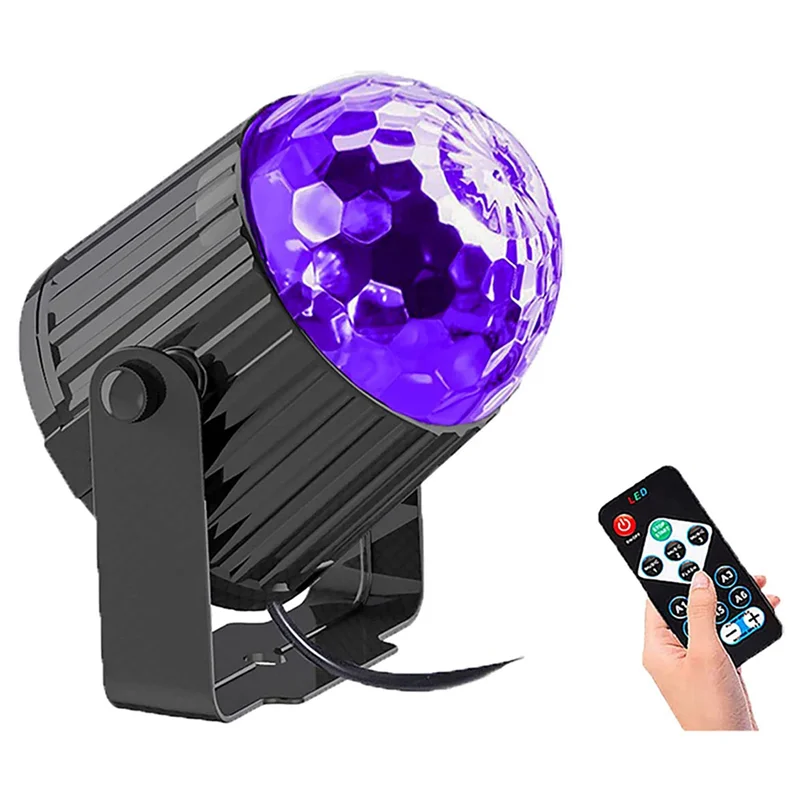 

UV Black Light,Light with Plug 6W,Black Flood Light Neon Glow for Glow Party,Halloween,Fluorescent Poster, EU Plug