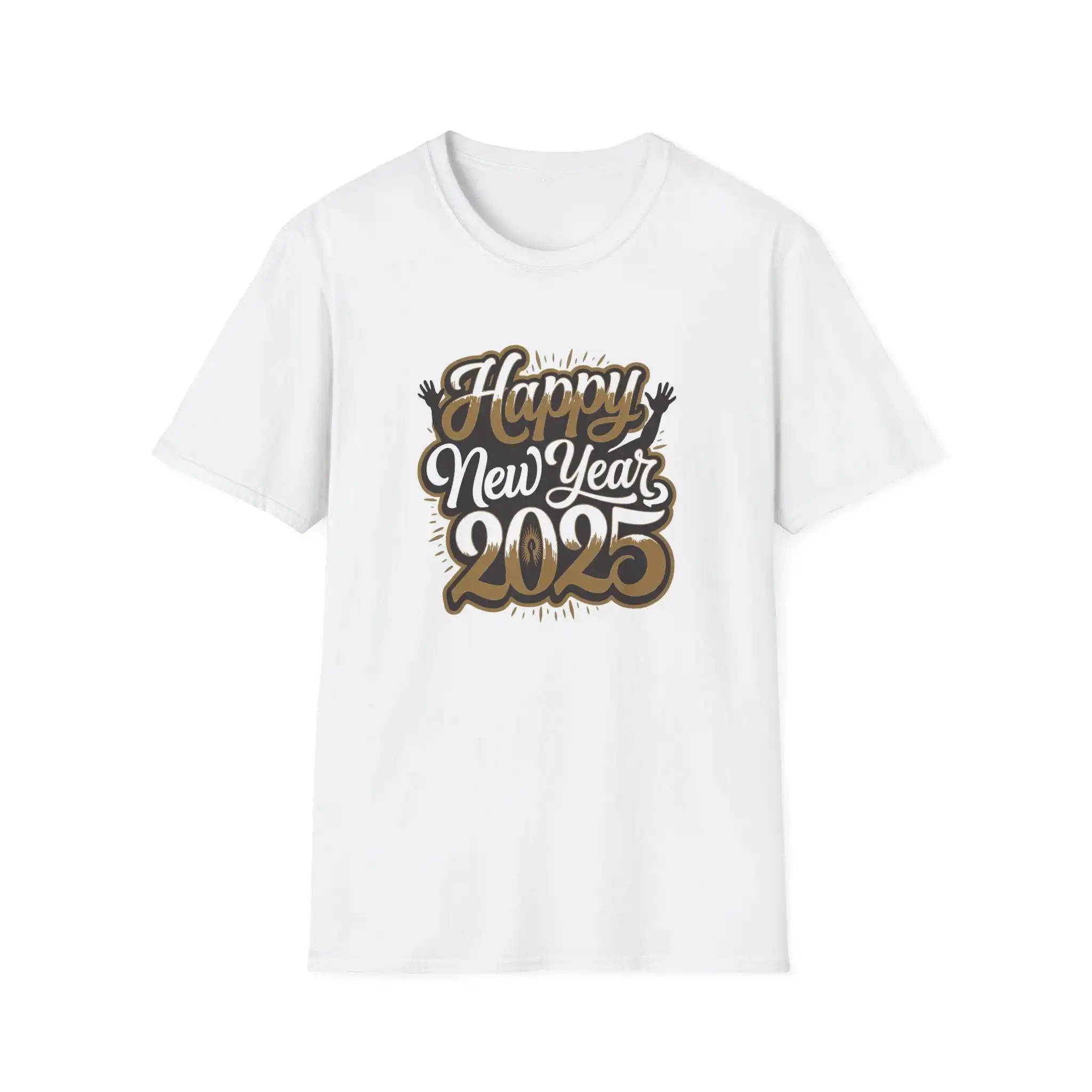 

Happy New Year 2025 Novelty T Shirt XS 5XL Holiday
