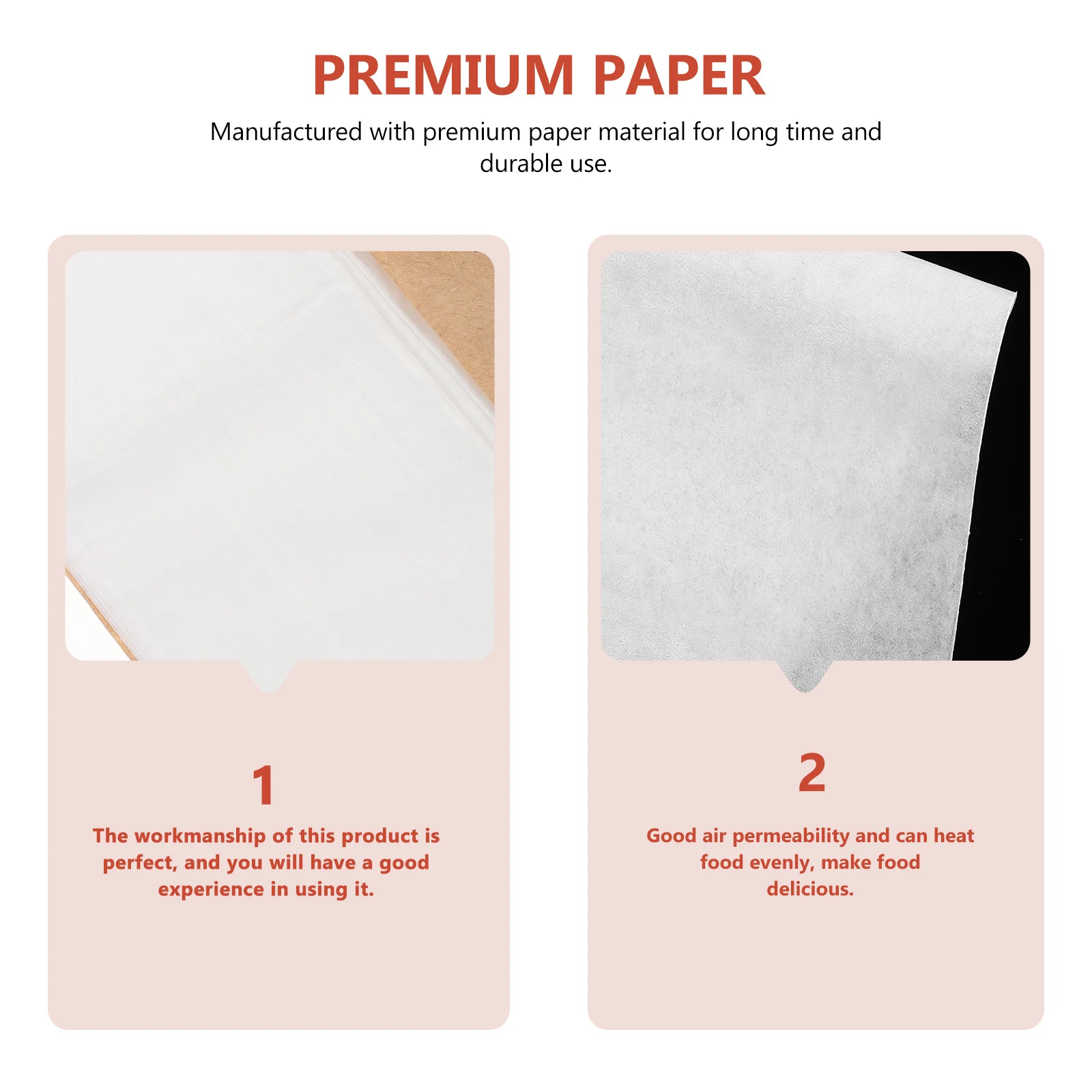 

500Pcs Parchment Paper Sheets Steamer Liners Non-Stick Kitchen Steamer Pad Baking Supply Steaming Bun Mat Kitchen Gadget