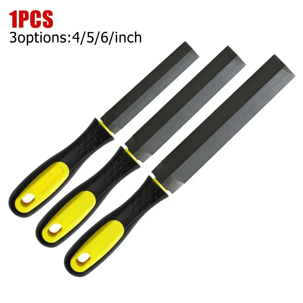 4/5/6 pollici potatura sega file T12 cuscinetto in acciaio a denti fini raspa file carpenteria lavorazione del legno affilatura utensile manuale con impugnatura TPR