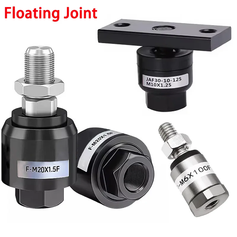 

Cylinder Fittings Floating Joint Connecting Piston Rod Multi Angle Swing Flange Type JAF/JA-30/40/50/63/80 F-M4X0.7F F-M10X1.25F