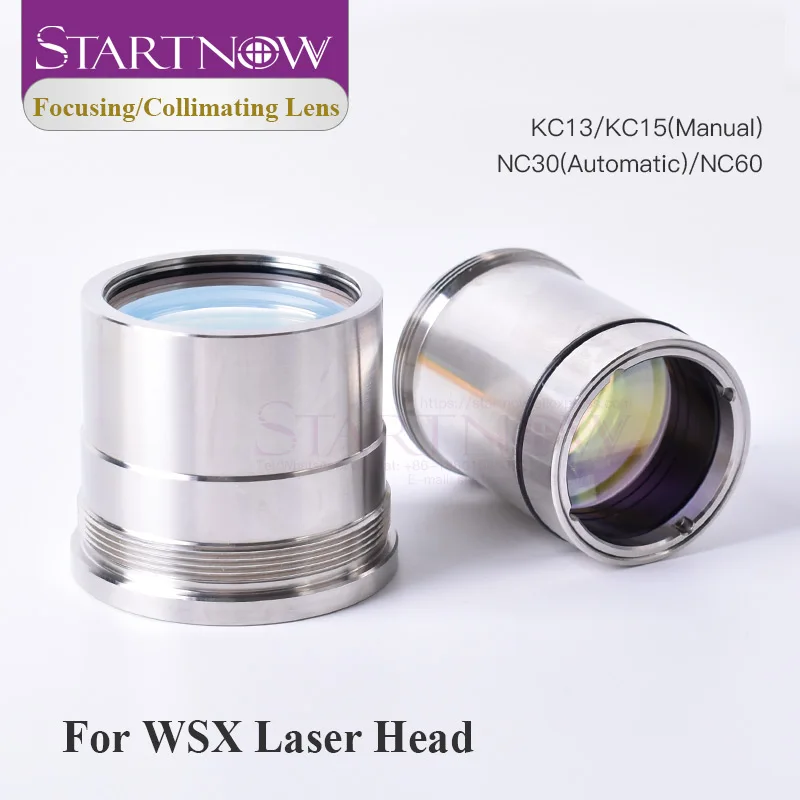 Startnow D30 37 F100 Laser Focus Collimating Lens With Lens Holder For WSX KC13 NC60 NC68 Laser Cutting Head Fiber Collimator