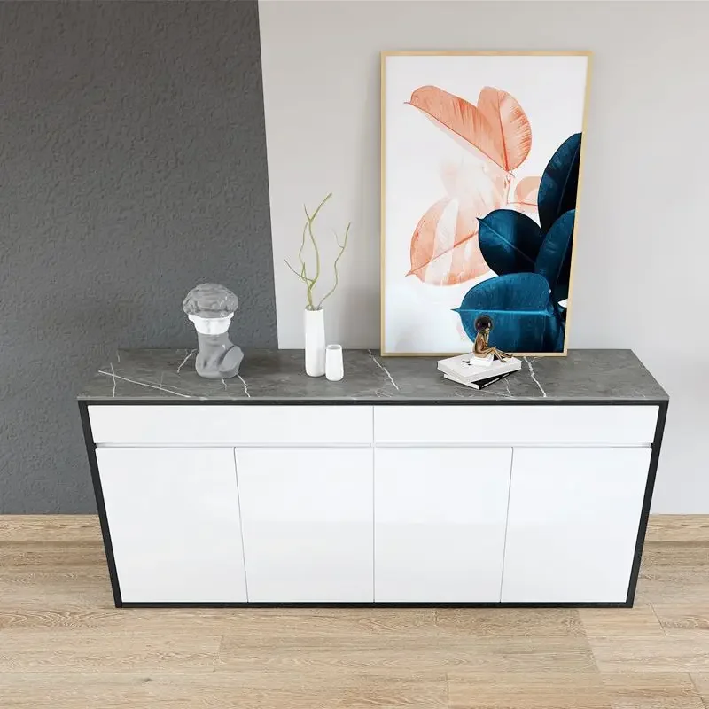 

Rock board dining cabinet, storage cabinet, modern minimalist restaurant,