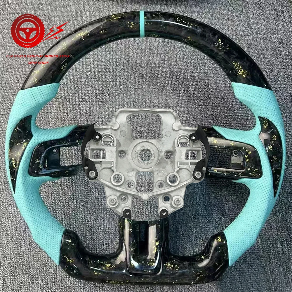 

Forged Carbon for Ford Mustang GT 2015-2023 Customized Carbon Fiber Steering Wheel