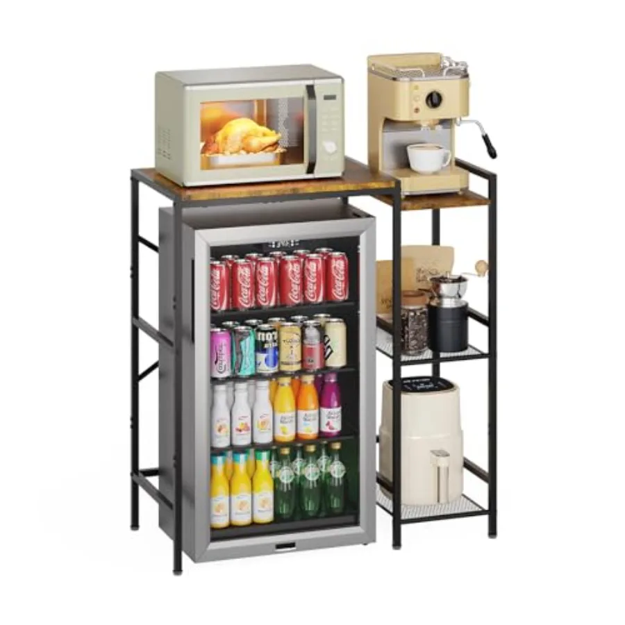 

Mi Frid Stand wit Stora Sees Wine Cainet Microwave Stand Coffee ar TV Stand akers Rack evera Refrirator Tale Adjustale for Dorm