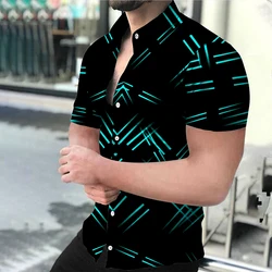 Luxury Shirt Owl 3d Print Shirts Men Women Fashion Oversized Blouse Men's Lapel Shirt Beach Camisas Hawaii Unisex Clothing