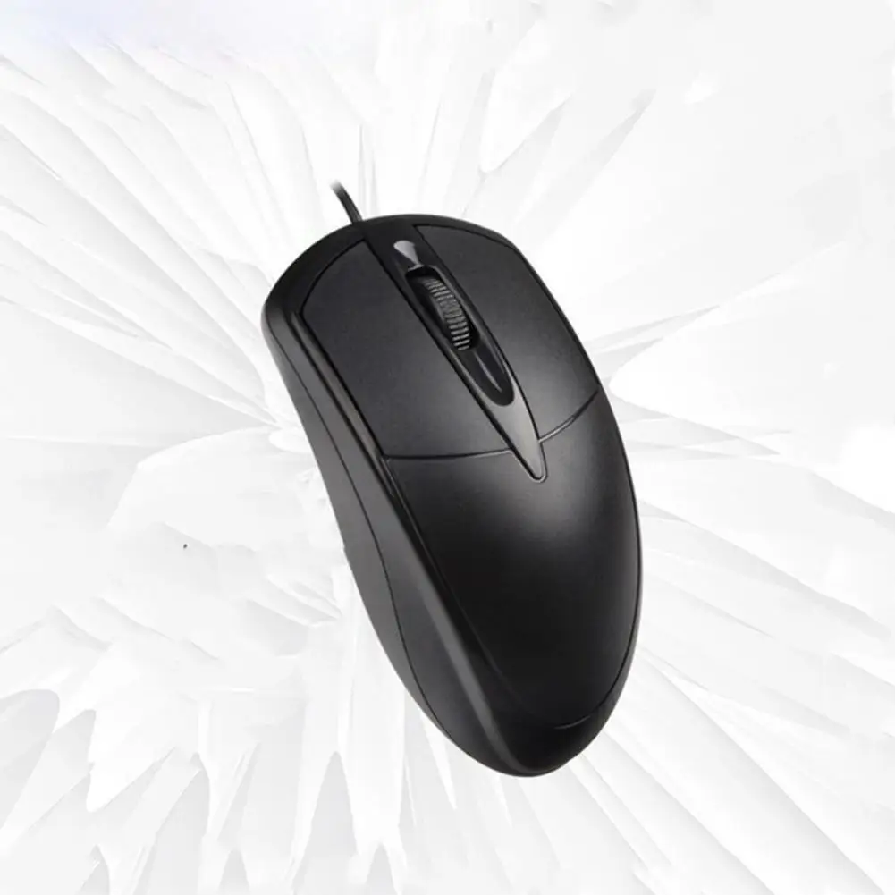 Wired Mouse Usb Wired Gaming Mouse with 3 Buttons 1000dpi Optical Sensor Low Latency Ergonomic Computer Laptop Accessories Usb