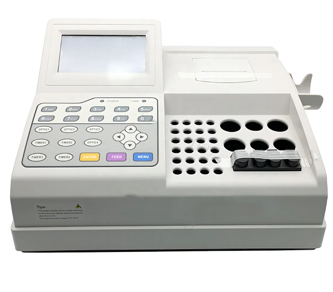 

Blood Coagulation Analyzer 4 channels Smaller Size Clinical Chemistry Analyzer Coagulometer Analyzer