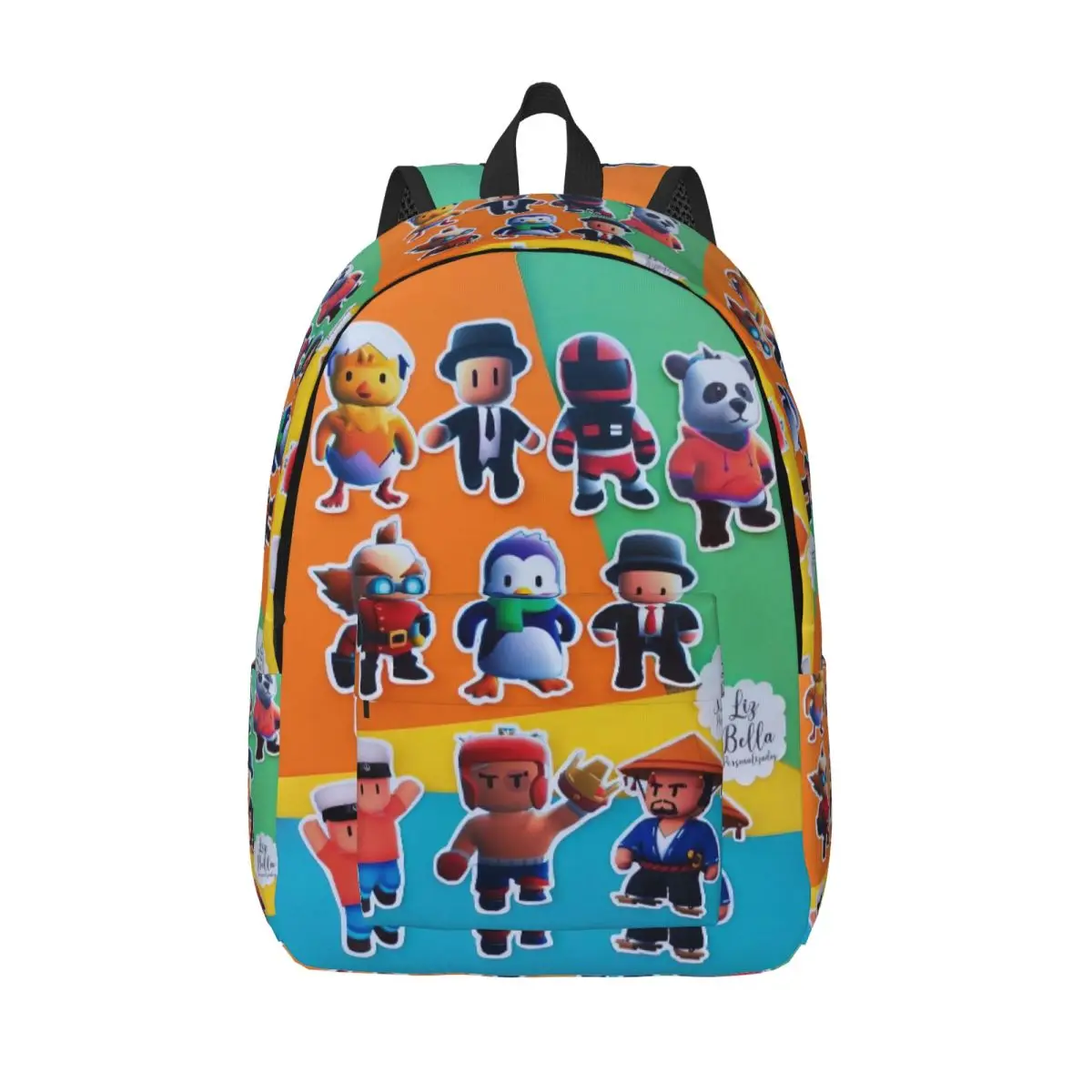 

Game Stumble Guys Backpack for Men Women Fashion High School Hiking Travel Daypack Cartoon College Shoulder Bag Gift