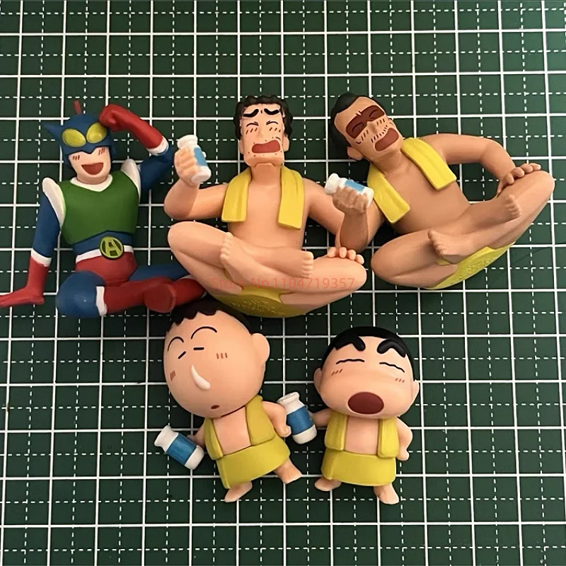 

Коллекционная мини-фигурка Bandai Crayon Shin Chan: Гашапон-фигурка Бо-Чана, Хироши Ногары, Акшн-фигурка Камен-Директора, Аниме-коллекция