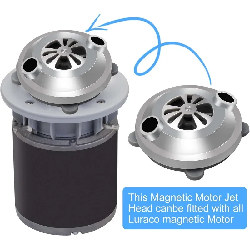 pipeless-magnetic-jet-head-for-luraco-jet-motor-pedicure-chair-bathtub-tubs-spa-chairs-accessories-silver
