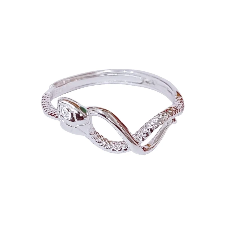 

Sterling Silver Spirit Snake Ring Femininity Versatile Cold Snake Ring Ring