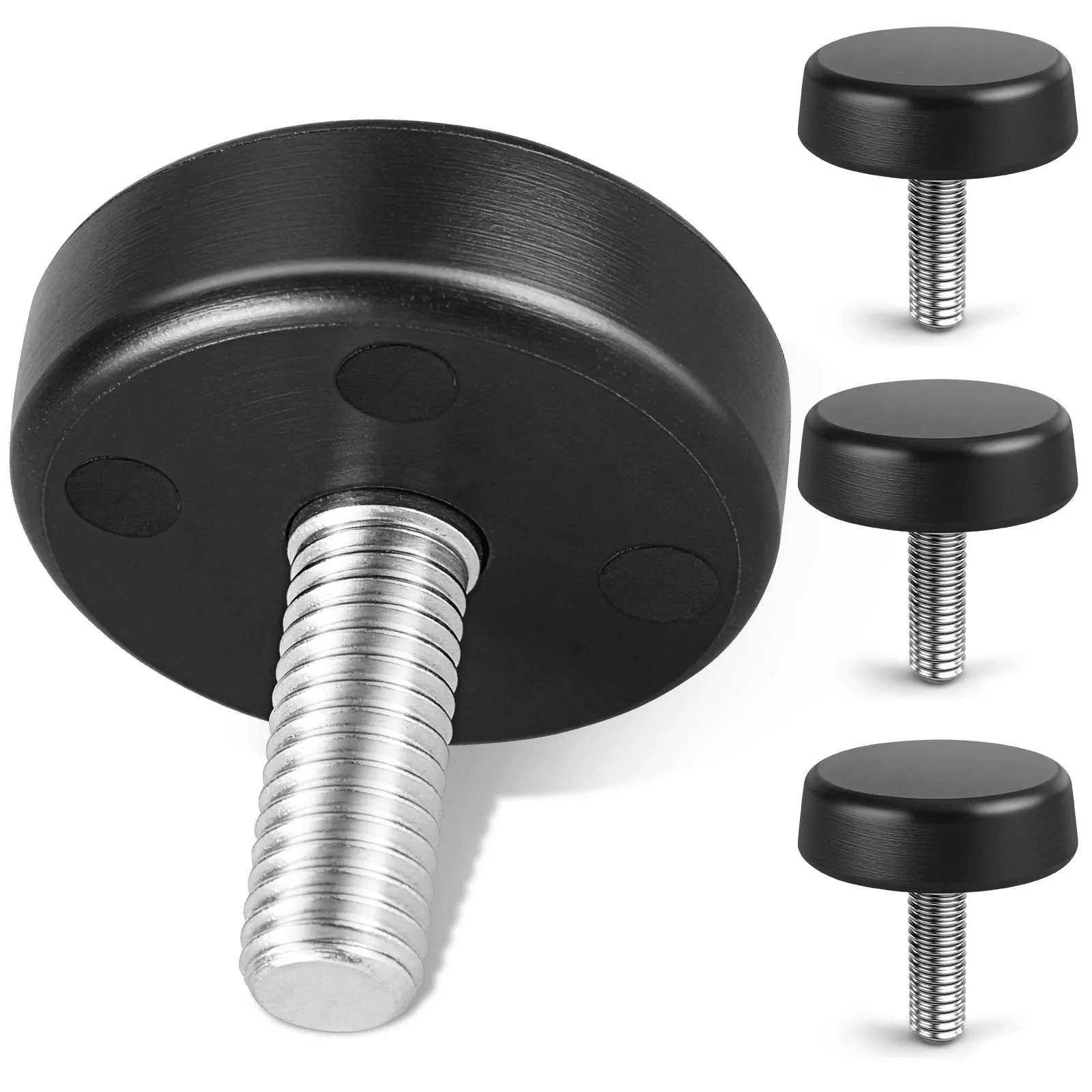 4Pcs Adjustable Treadmill Feet Fitness Equipment Mounting Hardware Home Gym Installation Screws Prevent Shaking Provide
