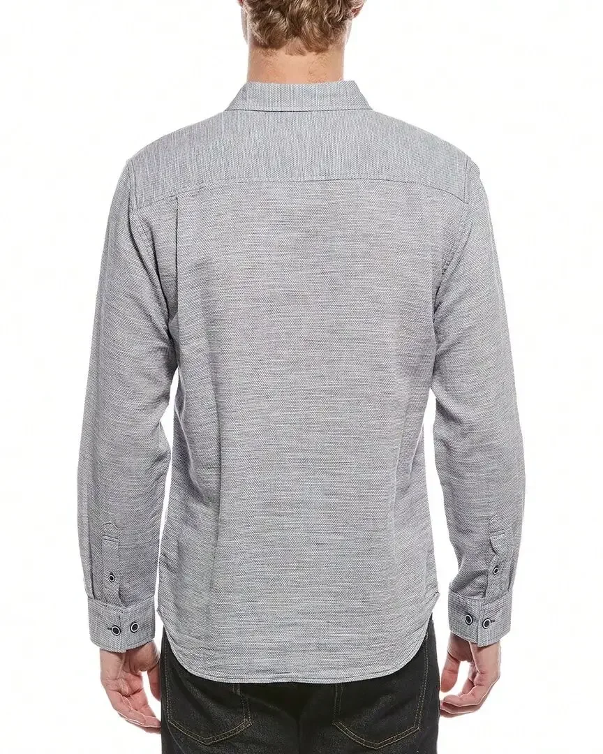 

Weatherproof Vintage Horizontal Slub Pebble Dobby Cotton Shirt