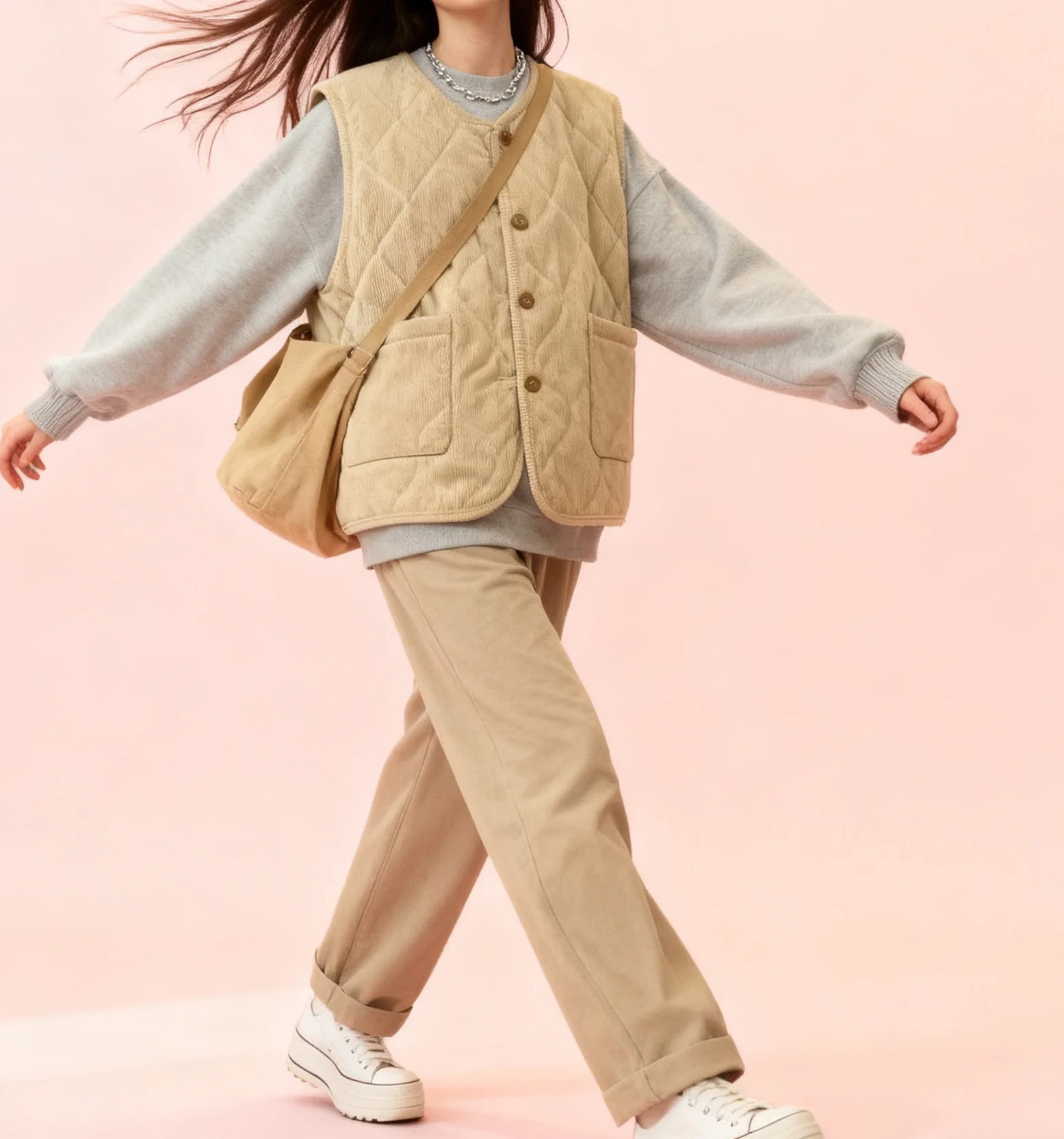 سترات الصدريات النسائية السميكة للسيدات الخريف تويد الوقوف طوق ثلاثة أزرار الأكاديمية البلايد المدرسة الكلاسيكية Preppy الطبقات