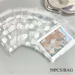 Self-adhesive Opp Storage Bag Self Sealing InsIdols Cards Protector Cover Photocard Holder Card Bag Packaging Bag Cookie Bag