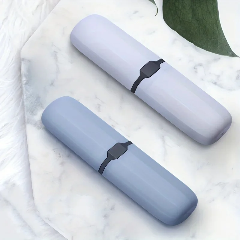 Multifunctional Portable Travel Toothbrush Storage Container Box, Toothbrush Carrying Box For Trip Home School Business Camp image 5