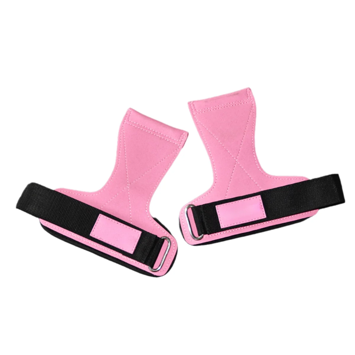 

ABGV Fitness Gloves Male Pull-Ups Push Microfiber Wrist Bracers Hard Pull Power Pink