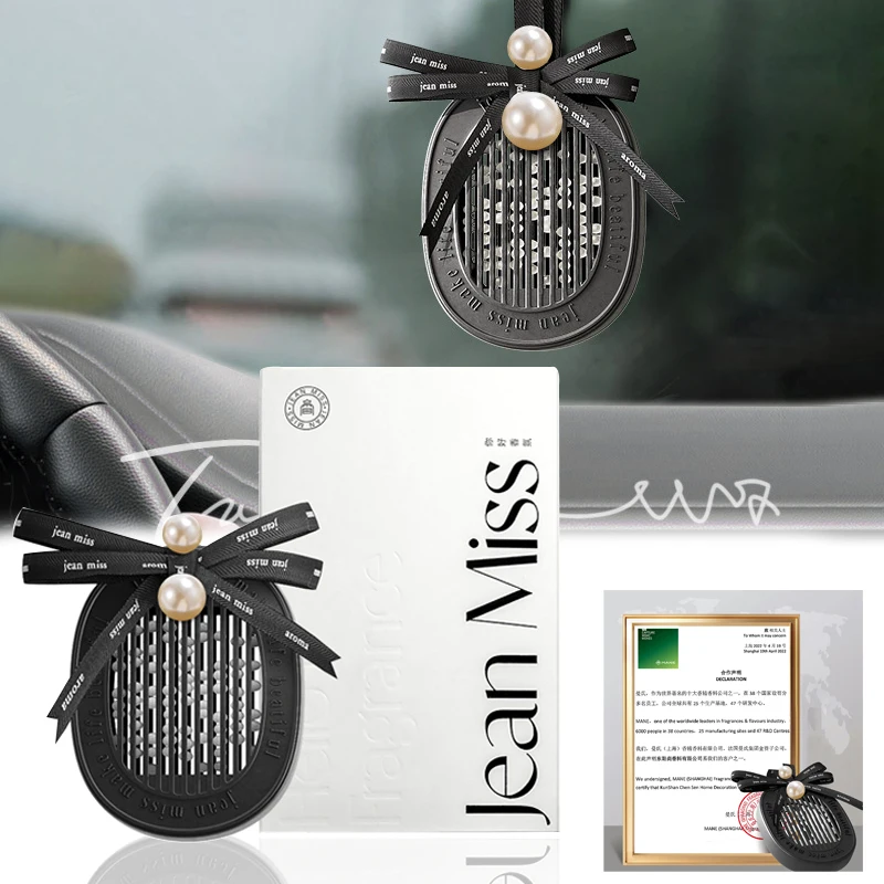 Car Fragrance Diffuser Natural Scented Car Perfume Pendant Decorate long-lasting aromatherapy fragrance piece car deodorization