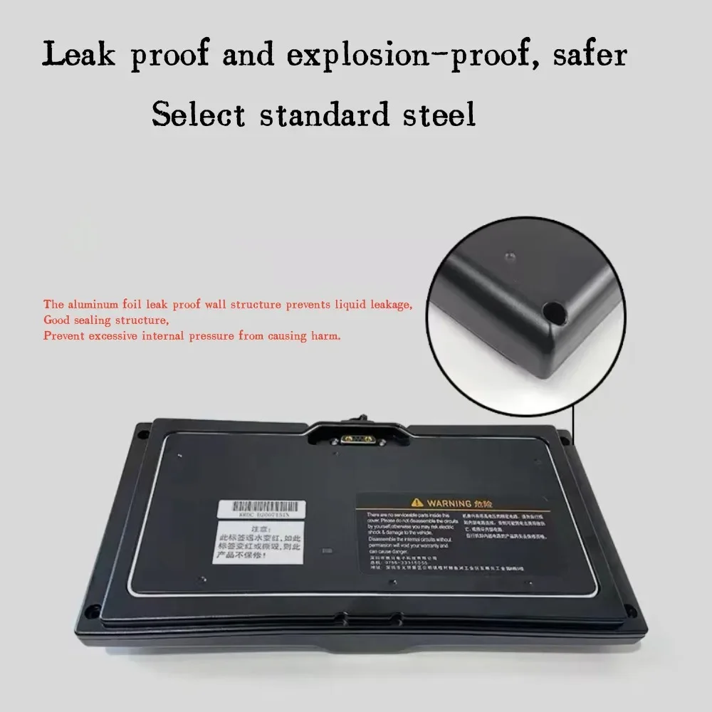 MiniRobot Akku (54 V 63 V, 4400 mAh), 3-poliger Akku, Elektroroller, Balance-Auto-Akku, BMS