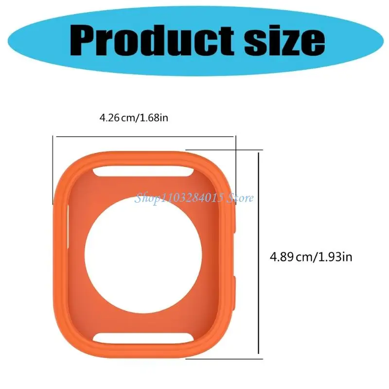 R6FF Protector Deckschale für BIP 6 Smartwatch Soft Flexible Silicon Hülle Stoßfänger Rahmengehäuse Einfache Installation