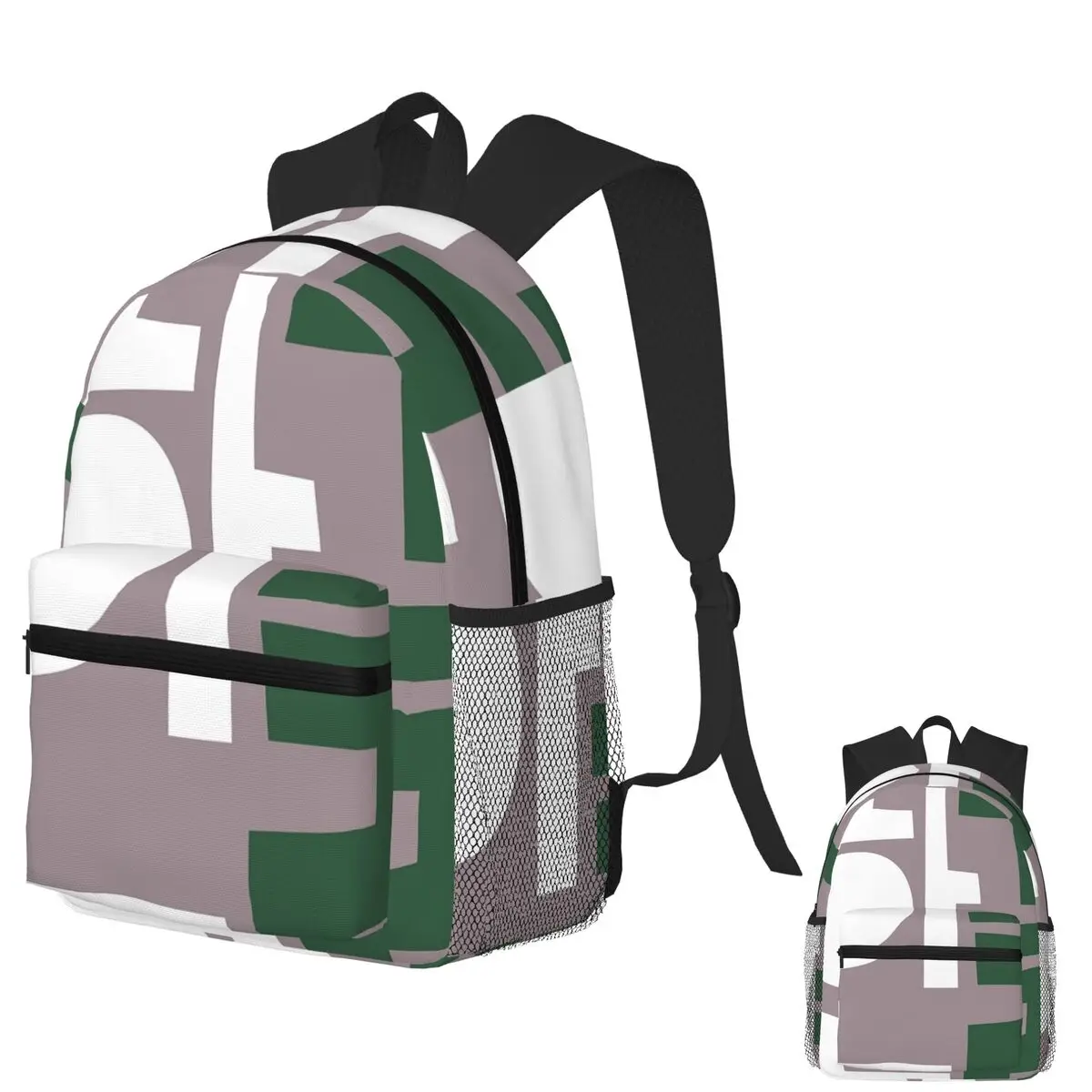 

Korean Hangul Abstract Typography Art Print Modern Minimalist Poster Backpack School Bag Hiking Daypack Bookbag Shoulder Bags