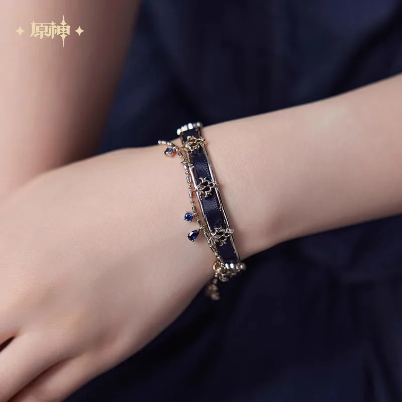 [حقيقية] miHoYo لعبة Furina سوار Genshin تأثير Furina موضوع سلسلة قلادة الديكور تأثيري ملحق Doujin هدايا عيد الميلاد