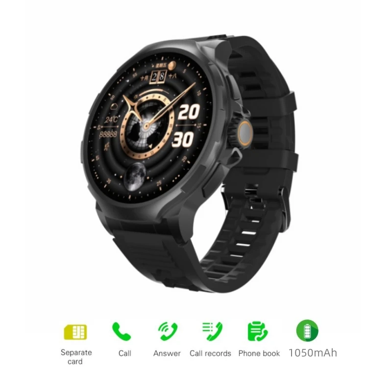 GT100 Smart Watch 1.8 inch APP Download 8-128GB ROM WIFI GPS Android Watch Local Music BT Call Android Smartwatch Women Men