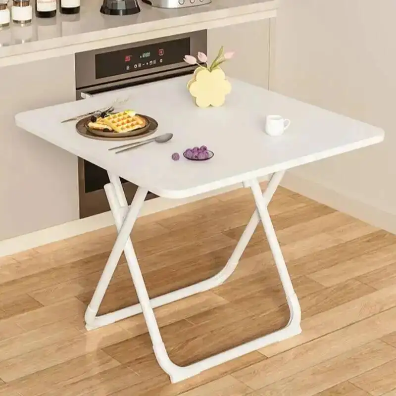 dining home portable Small table foldable user-type simple round dining table rental house outdoor esstisch kitchen furniture