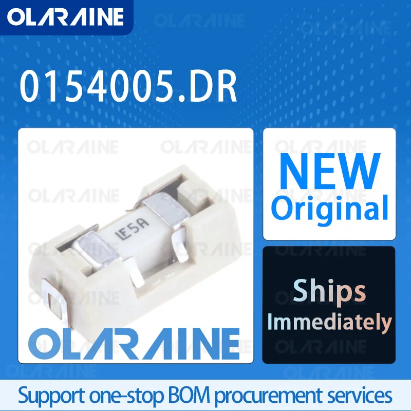 1/5/10Pcs 0154005.DR SMD Original 100%new Surface-mount fuse Fuseblock w/ fuse 5A OMNI BLOK 154
