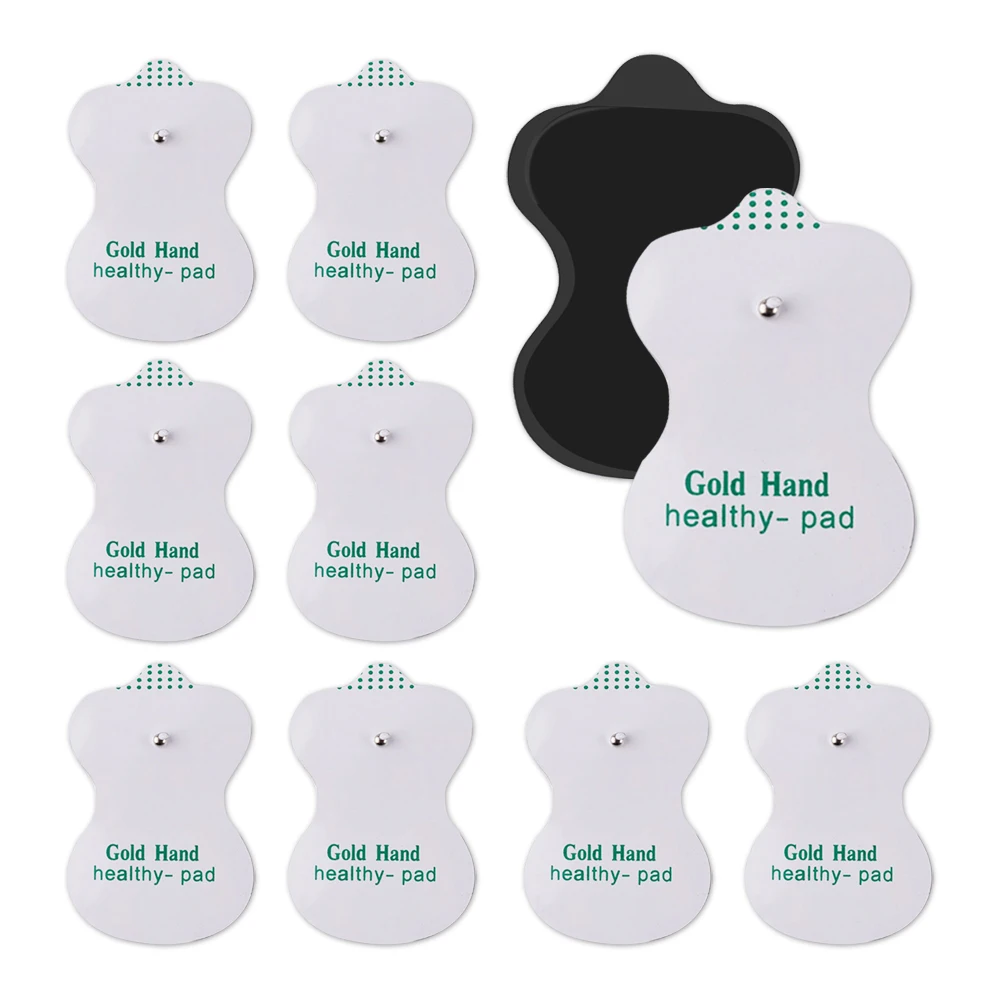 

Reusable Electrode Pads 5.5x8cm Button Electrode Pads Self Adhesive Replacement for Muscle Stimulator Massager Patches