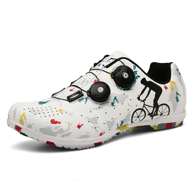 

Professional Cycling Sneakers MTB Shoes Men Women Mountain Road Bike Shoes Cycle Non-slip Spikes Trainers Motocross Racing Shoes