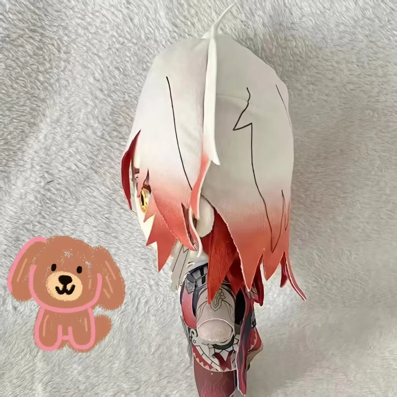 20cmのかわいいアニメ「崩壊:スターレイル」ミデイのぬいぐるみ、子供、ファン、コスプレ、誕生日、ホリデーギフト、コレクション、クリスマスデコレーションに