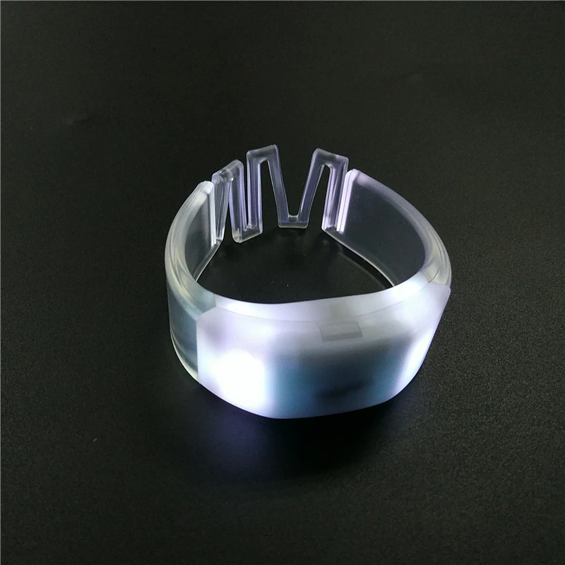 Remote Control Glowing Wristbands for Party Event, LED TPU Bracelets, Radius 100 Meter, Fashion Bangles, 12 Keys, 150 PCs