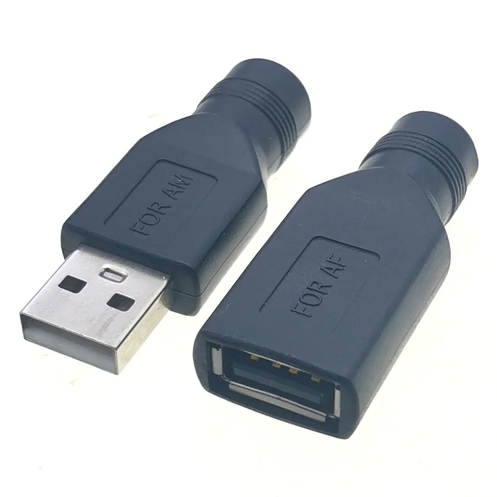 

1pc 12V Adapter Plug Female Jack To USB Male Female DC 5.5 * 2.1MM Power Plug Charging Adapter Converter USB Plugs