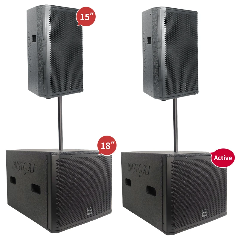 Amplifier Module Active DJ System Speaker Professional Full Set 12 15 18 Inch Bass Subwoofer Professional Active Stage Speakers