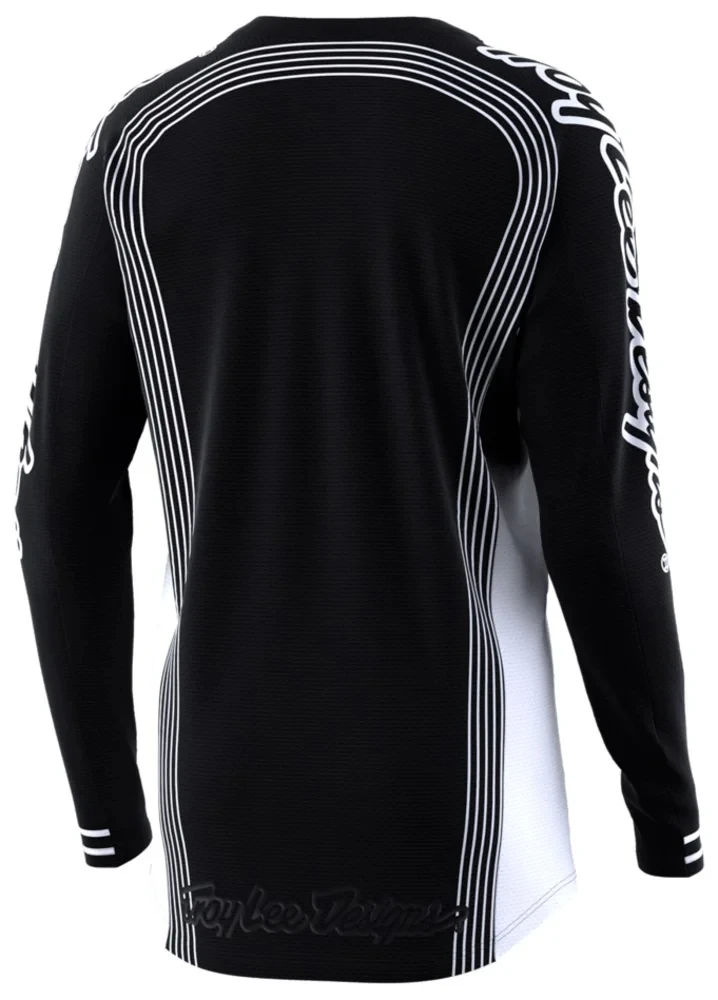 Troy Lee Designs GP Air Rythm Mens MX Offroad Jersey Black MD Men's Breathable Quick Drying Long Sleeve Outdoor Speed Control