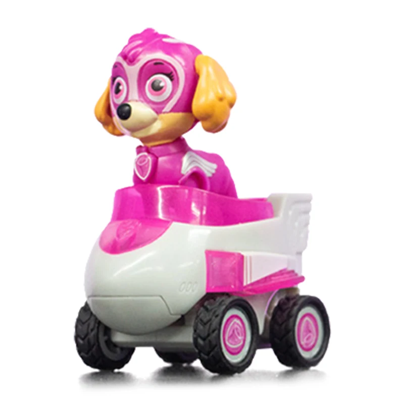 جديد باو باترول لعبة الكرتون نموذج سيارة الجراء الأقوياء سوبر الكفوف مارشال سكاي تشيس رايدر أنيمي الشكل التراجع سيارة الاطفال الهدايا اللعب #3