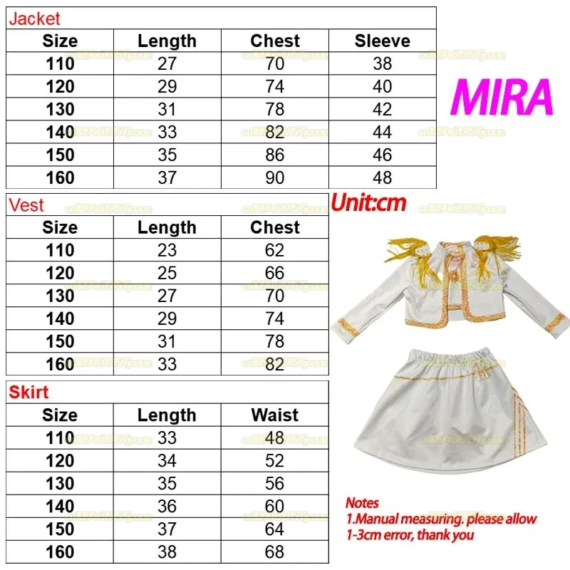 

2025 Kids Girls Rumi Zoey Mira Cosplay Stage 3D Print Suit Set K-pop Demon Hunters Costume Performance Children Halloween Party