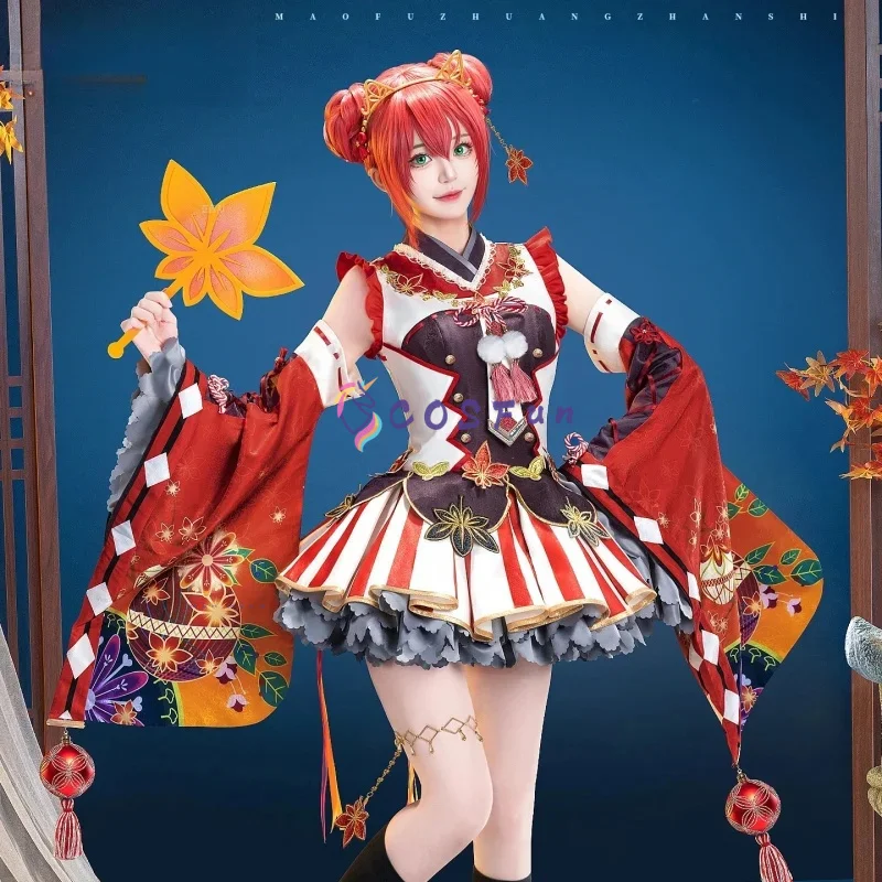 

LoveLive Руби Куросава Косплей Костюм Ретро наряд Милая униформа Платье Активная вечеринка Ролевая игра Одежда COSFun