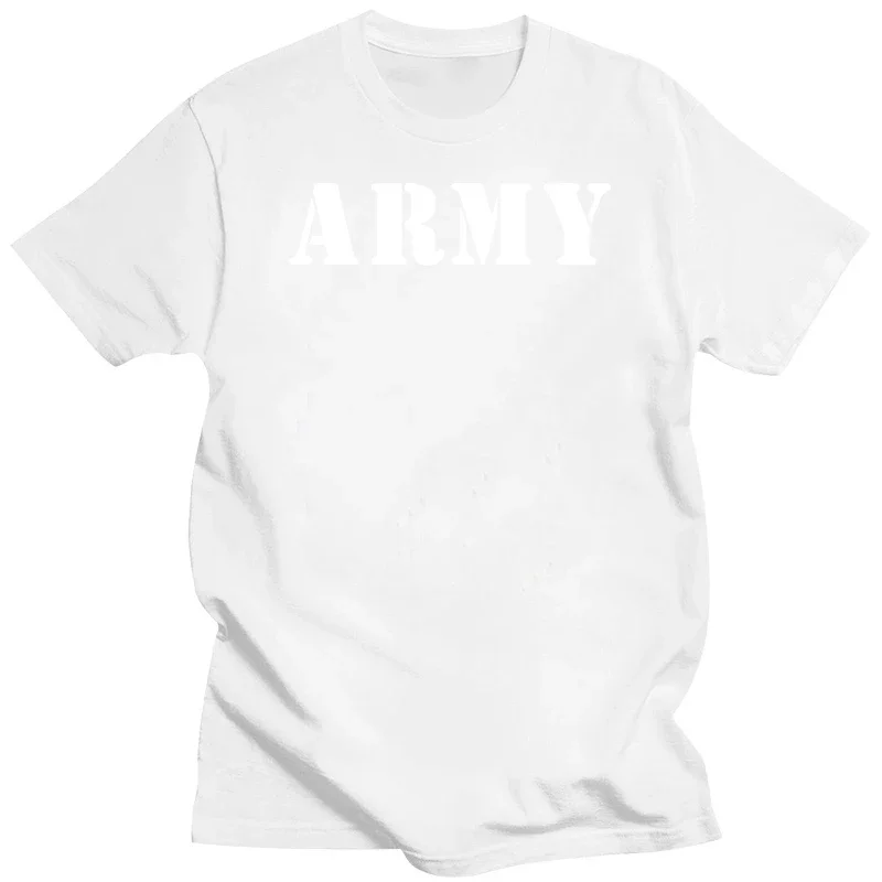 Tshirt men cotton tops Us Army Navy T-Shirt Air Force Marines Military Black men t shirt euro size manga vintage anime clothes