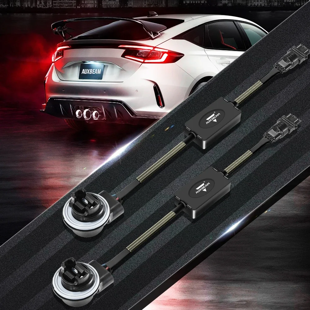 AUXBEAM C8-MODEL DEKODER ANTI-FLICKER REZYSTORY CANBUS AVOID FAST HYPER FLASH TURN SIGNAL BLINK LIGHT DASHBOARD ERROR CODE