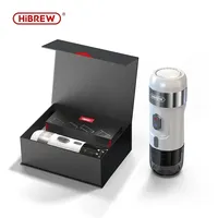 HiBREW 15 Bar Portable Coffee Machine for Car & Home,Espresso Coffee Maker Fit NES Dolce Gusto Ground Coffee
