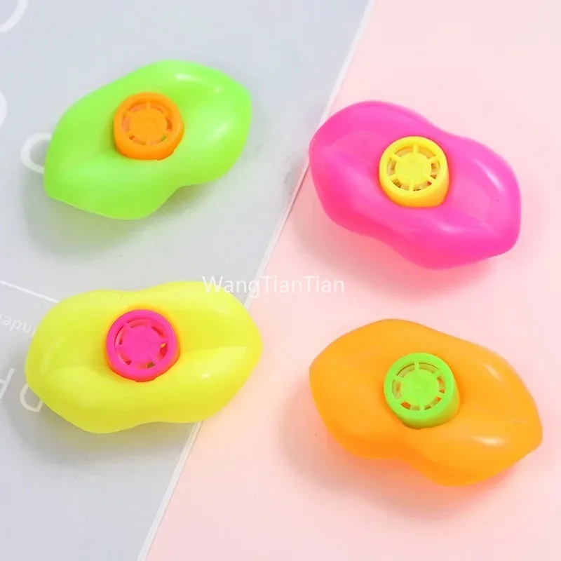 

Funny Plastic Lip Whistles Musical Instrument Toy for Children Mouth Whistle Noisemaker Kids Educational Toy Party Favors Gifts