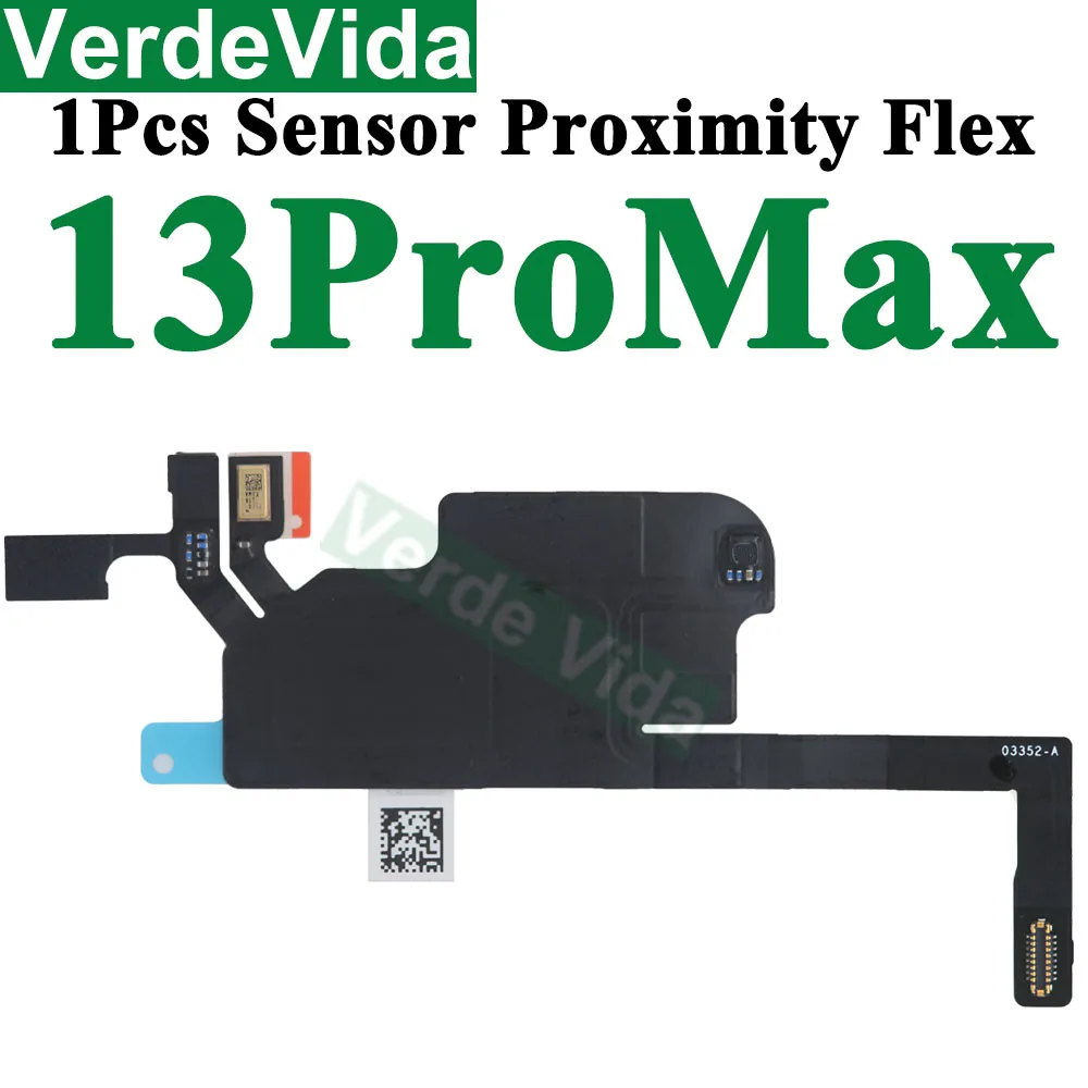 1pcs Top Ear Earpiece Proximity Light Sensor Flex Cable iphone 13 14 Pro Max 15 Plus Fix Face ID Receiver Replacement Parts image 2