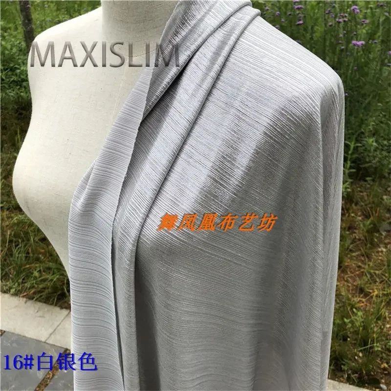 Colorful Stretch Laser Metal Clothing Fabric Used For Stage Performance Clothing Nightclub Clothing