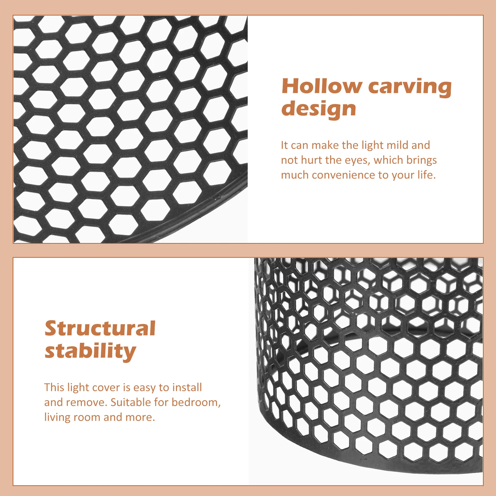 

Lampshade Chandelier Hollowed Iron Art Decorative Light Shade For Home Bar Cafe Ceiling Lamp Cover Atmospheric Rustic Retro