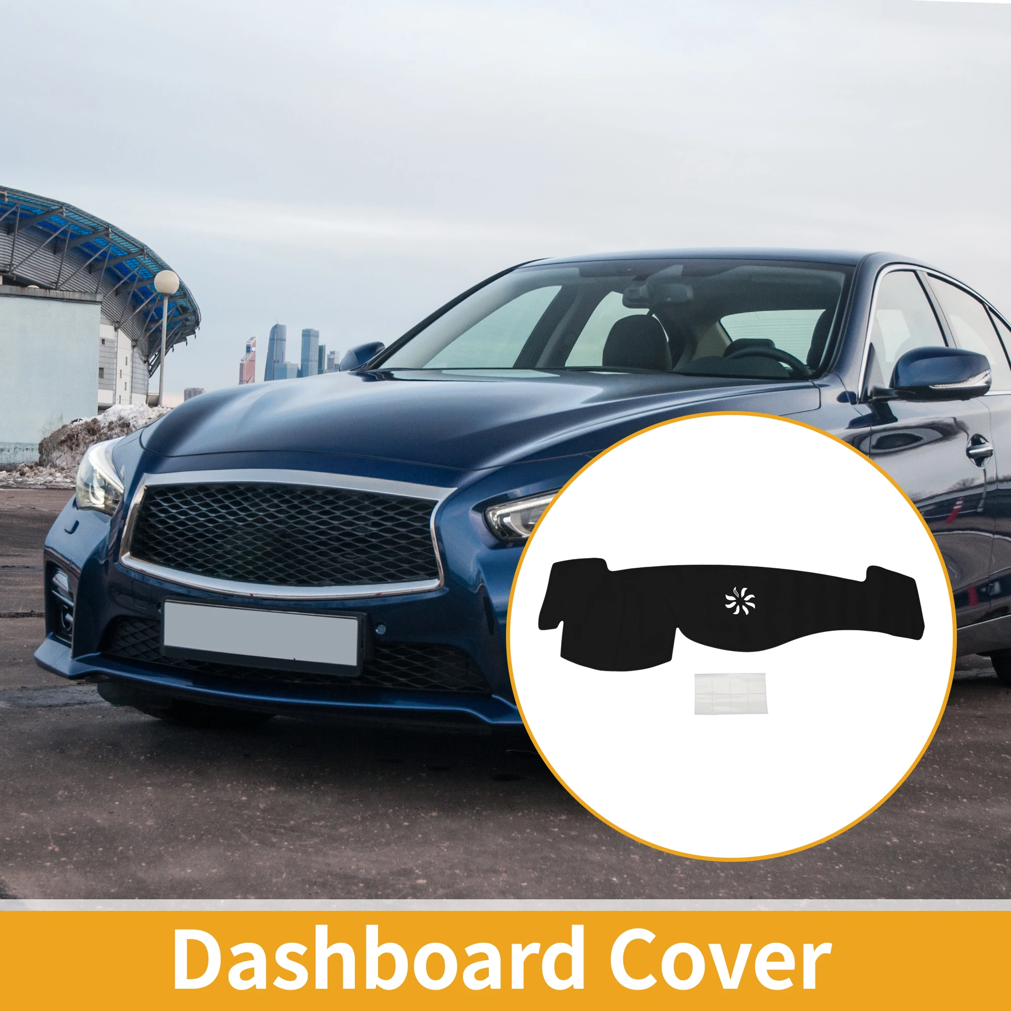 

UXCELL Dashboard Cover for Infiniti G25 08-13 Black 1 Pc Sunshield Protector Pad