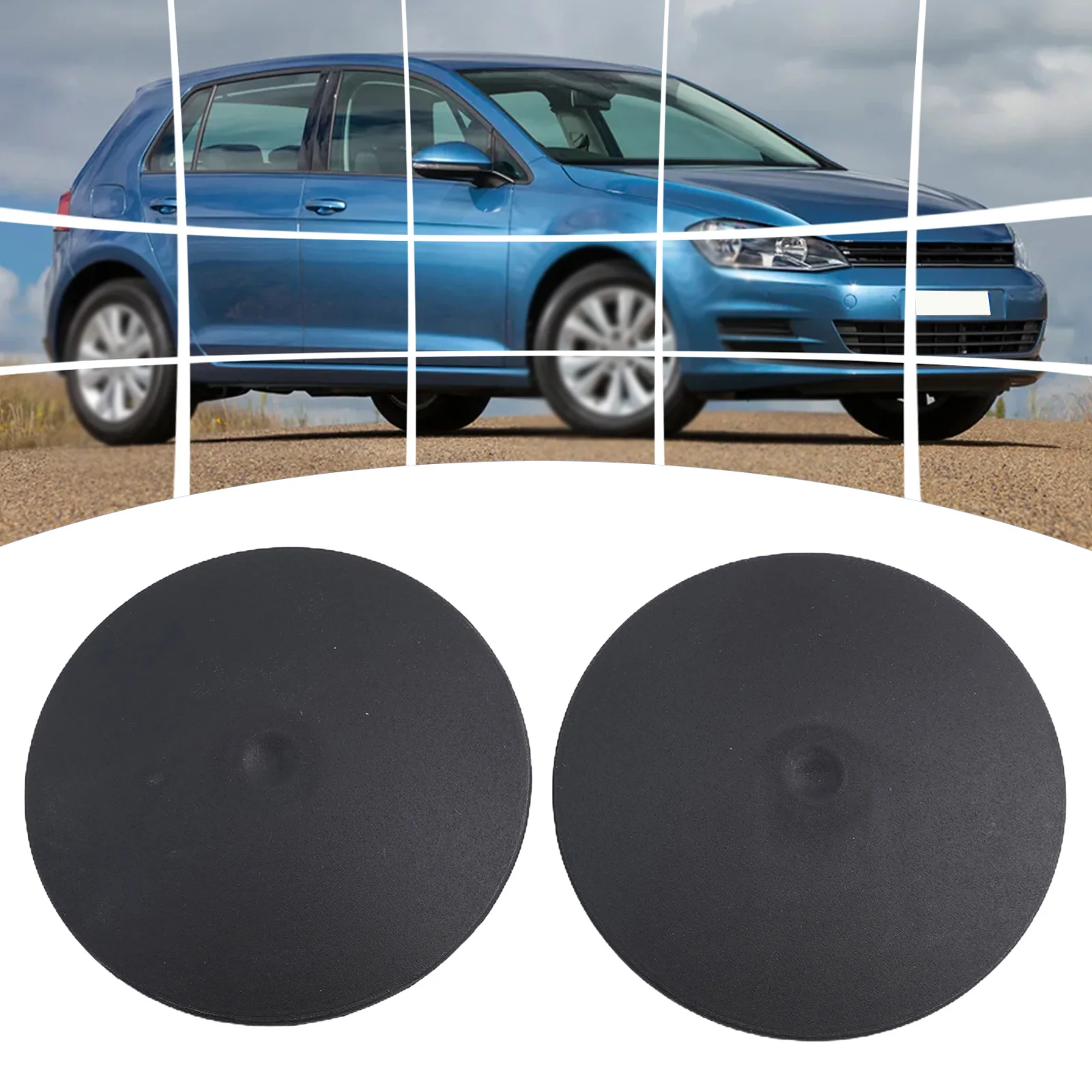 

2 шт., крышка стойки передней подвески автомобиля, пластиковая крышка амортизатора для Golf 1J 0412359 Черный 2008-2014 гг.