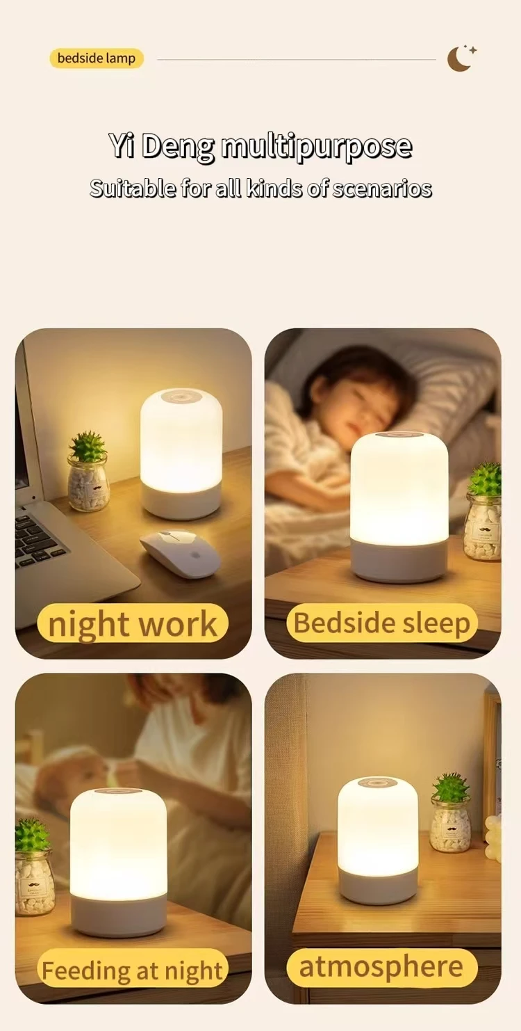 Led mini nightlight estudante dormitório proteção para os olhos cabeceira luz noturna quarto